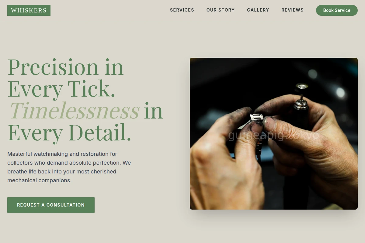 Whiskers Watchmaker